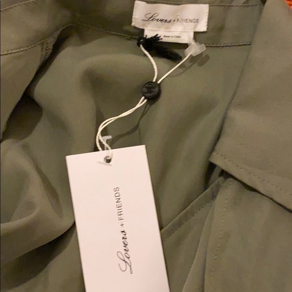 Lovers + Friends Winnie Jacket Green NWT - Picture 5 of 8